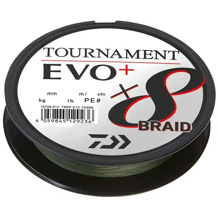 Daiwa Tournament X8 Braid EVO+ 0,26 Mm 19,8 Kg 135 Meter DG