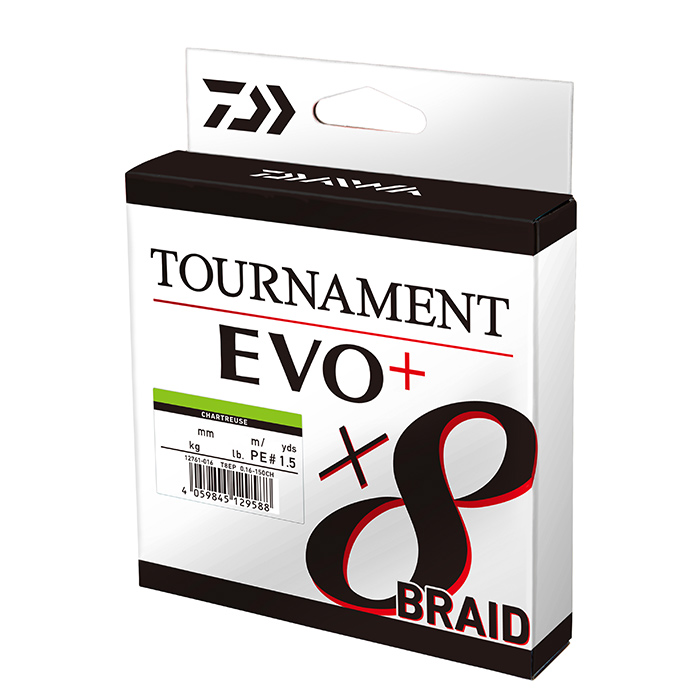 Daiwa Tournament X8 Braid EVO+ 0,10 Mm 6,7 Kg 270 Meter CH – Bild 2