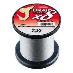 Daiwa J-Braid Grand X8 1350m Hellgrau