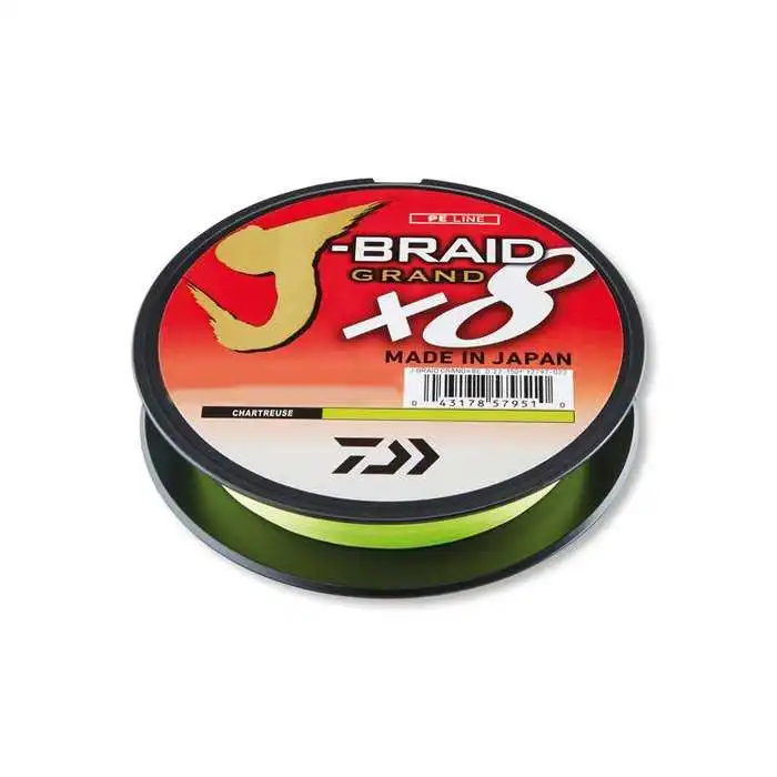 Daiwa J-Braid Grand X8E 0,13 Mm 8,5 Kg 270 Meter Chartreuse