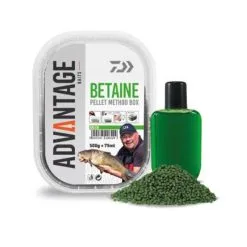 Daiwa Advantage Method Green Betain Pellet Box 500g + 75ml