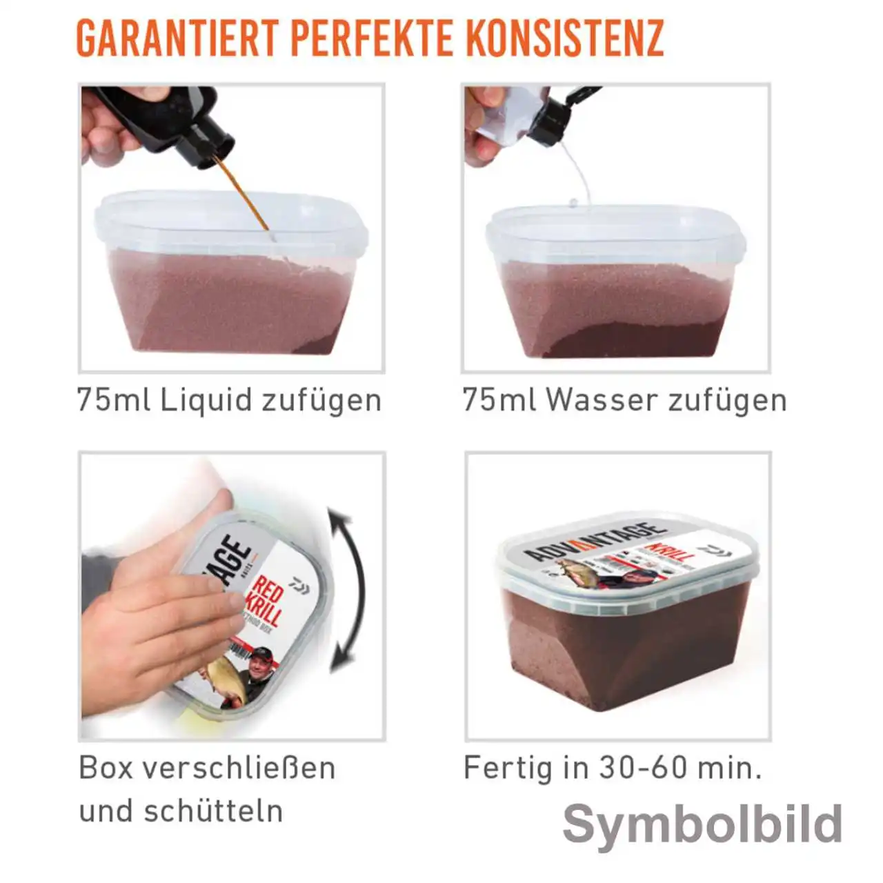 Daiwa Advantage Method Green Betain Pellet Box 500g + 75ml – Bild 2