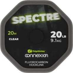 Ridge Monkey Connexion Spectre Fluorocarbon Hooklink 20 Lbs 20 Meter