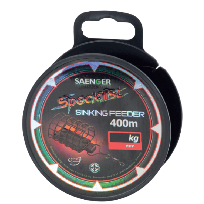 Sänger Specialist Sinking Feeder 0,22 Mm 5,65 Kg 400 Meter Fire Red Transparent