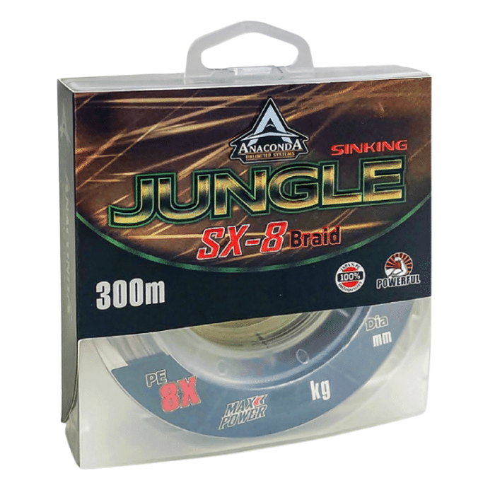 Anaconda Jungle SX-8 Braid 0,20 Mm 12,30 Kg 300 Meter