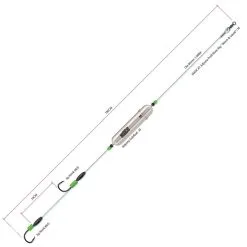 DAM MadCat Adjusta Profi River Rig Worm & Squid 180cm 100lb 40g