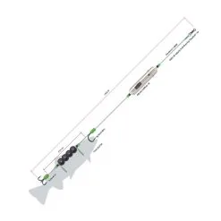 DAM MadCat Adjusta Profi River Rig Deadbait 180cm 100lb 40g