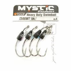VMC Heavy Duty Weighted Swim Bait Hook 4 Stück