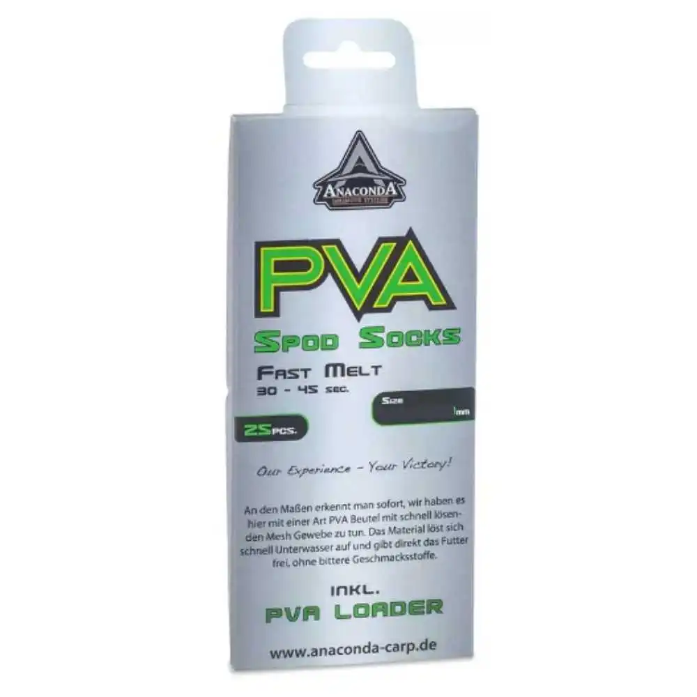 Anaconda Fast Melt Spod Socks 25 Stück 100 X 130 Mm