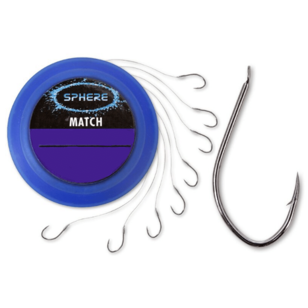 Browning Sphere Match Vorfachhaken Größe 12 0,14 Mm 2,05 Kg 100 Cm 8 Stück