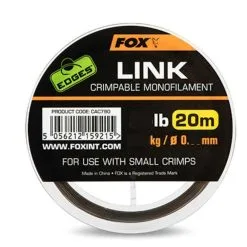 Fox Edges Link Trans Khaki Mono 0,64 Mm 35 Lb 20 Meter