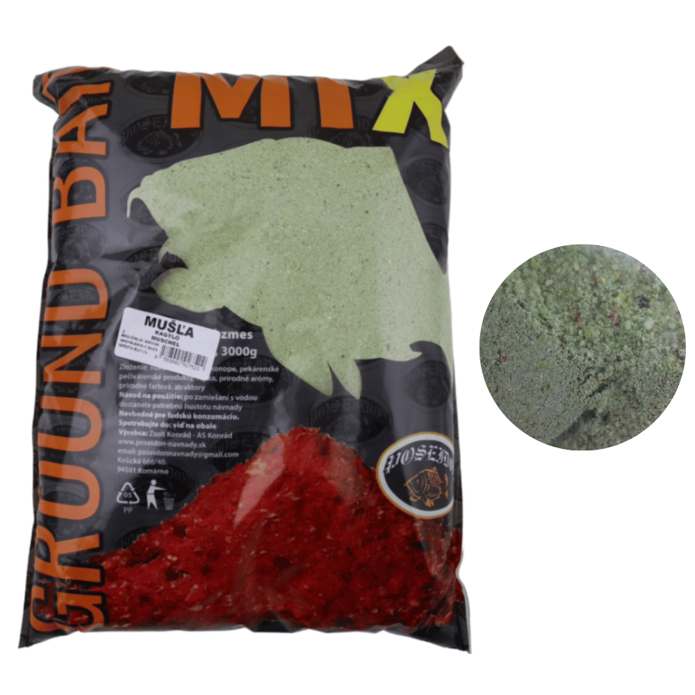 Poseidon Groundbait Mix Muschel 2 Kg