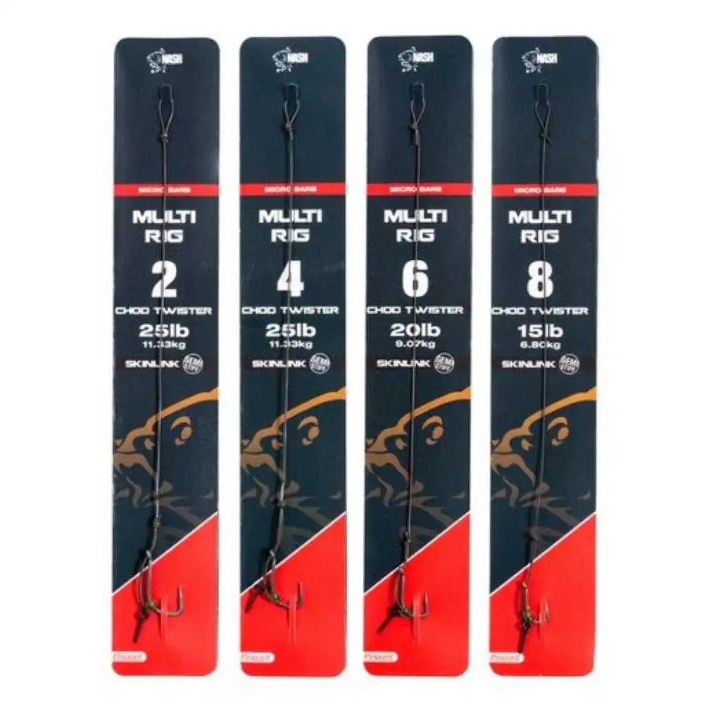 Nash Multi Rig Hakengröße 4 Barbed – Bild 4
