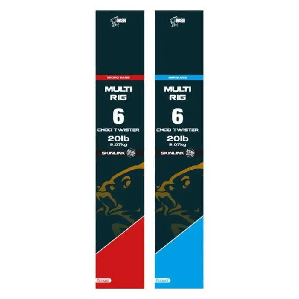 Nash Multi Rig Hakengröße 4 Barbed – Bild 5