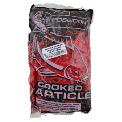 Poseidon Gekochter Feeder Partikel Mix Erdbeere 1,5 Kg