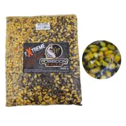 Poseidon Gekochte Partikel Mix 3 Mais Hanf Tigernüsse 3 Kg
