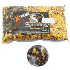 Poseidon Gekochte Partikel Mix 5 Mais Raps Weizen Hanf Tigernüsse 1,5 Kg