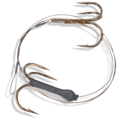 Sänger 1 X 7 Stahlvorfach Mit Zwei Drillingen Größe 1 15 Kg Tragkraft 60 Cm