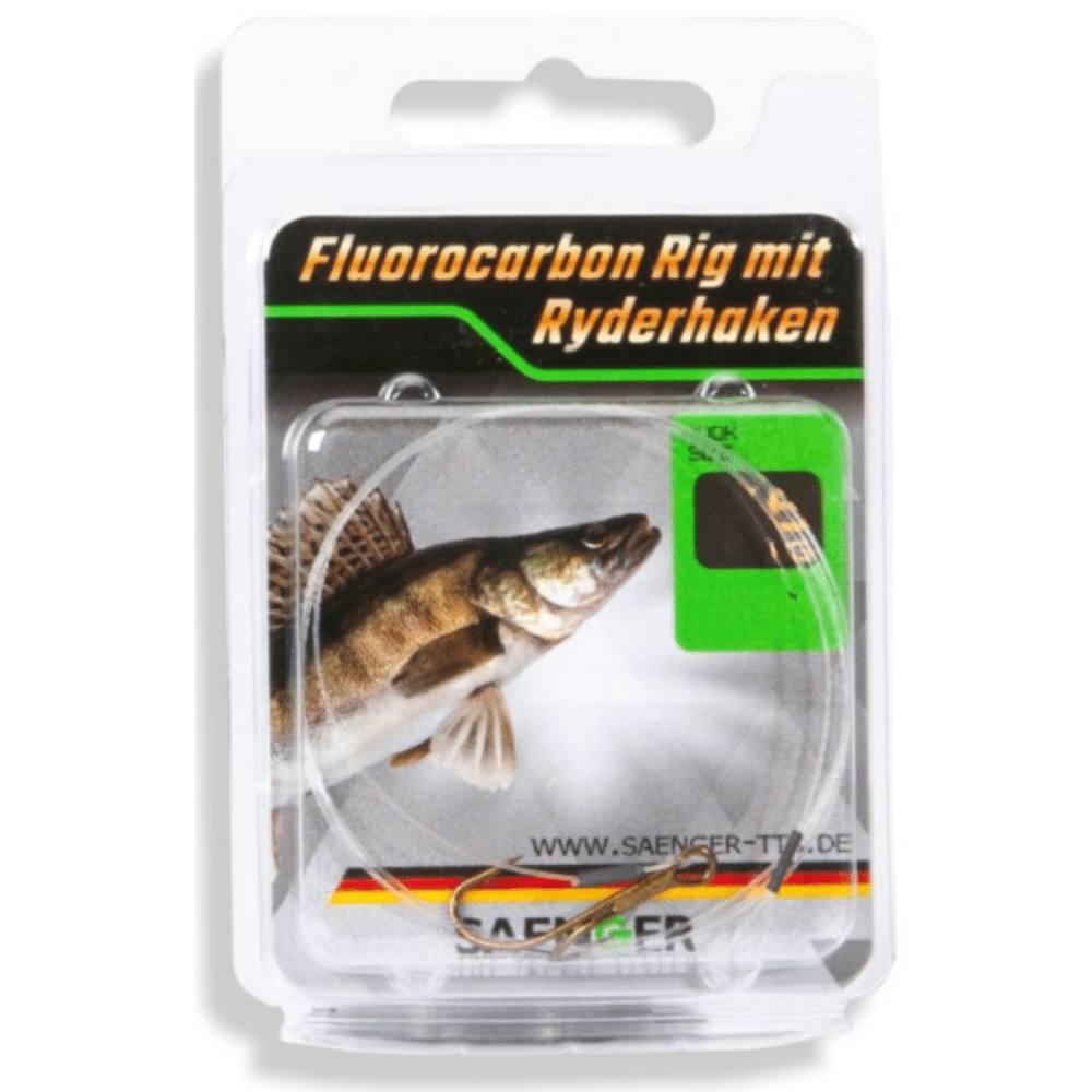 Sänger Fluorocarbon Rig Mit Ryderhaken Größe 1 0,35 Mm 6,5 Kg 70 Cm – Bild 2