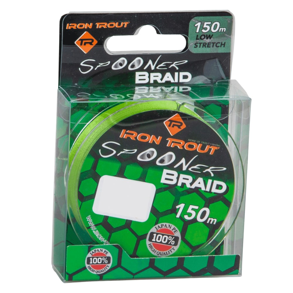 Iron Trout Spooner Braid 0,05 Mm 2,7 Kg 150 Meter Camo Grün