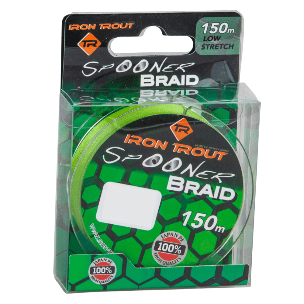 Iron Trout Spooner Braid 0,04 Mm 2,2 Kg 150 Meter Camo Grün