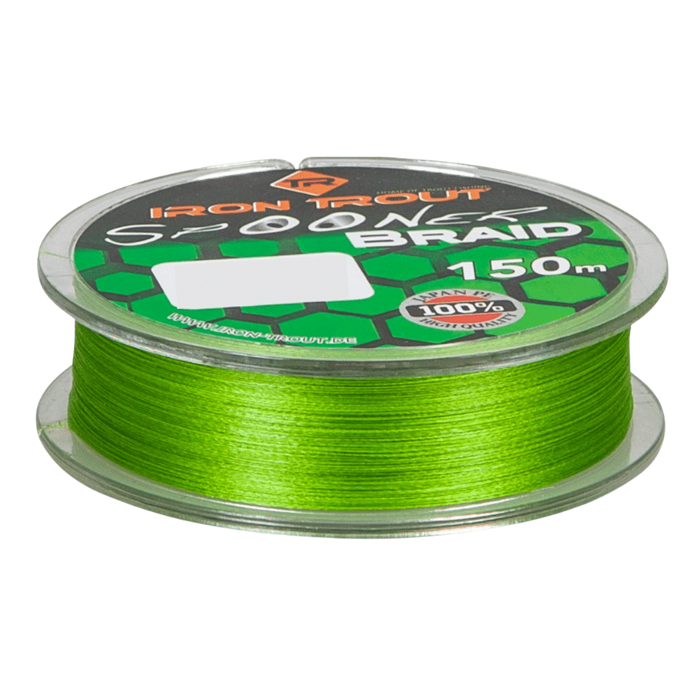 Iron Trout Spooner Braid 0,05 Mm 2,7 Kg 150 Meter Camo Grün – Bild 2