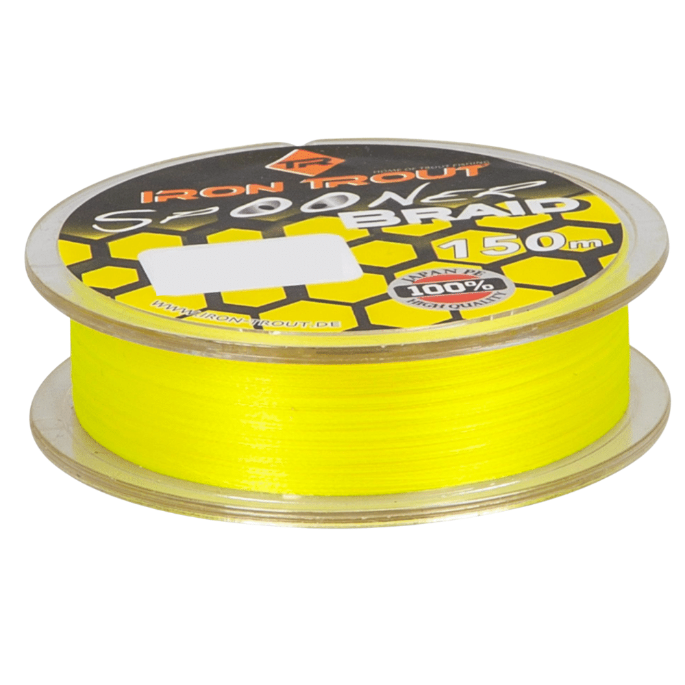 Iron Trout Spooner Braid 0,06 Mm 3,8 Kg 150 Meter Gelb – Bild 2