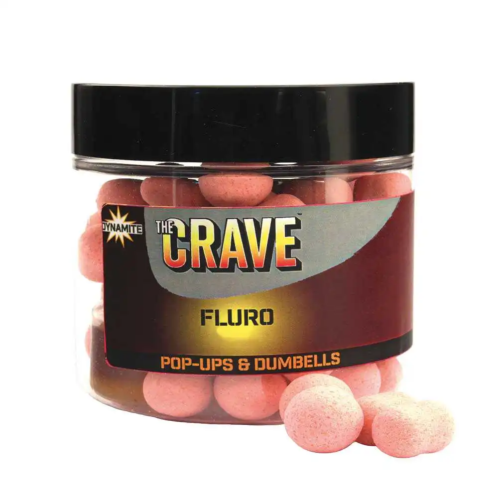 Dynamite Baits The Crave Fluro Pop-Ups & Dumbells Pink