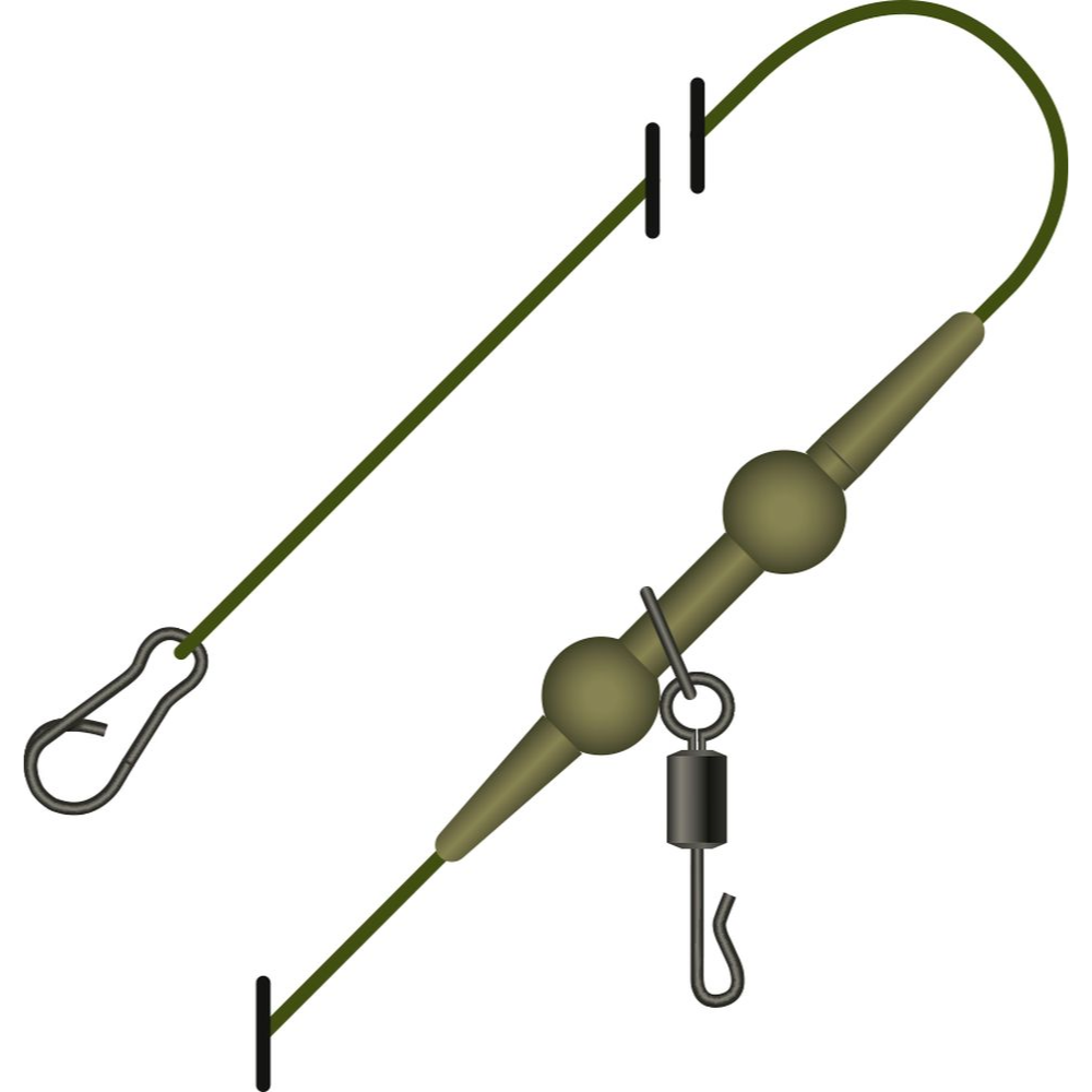 Zebco Z-Carp Helicopter Chod Rig 75cm 55lbs – Bild 2