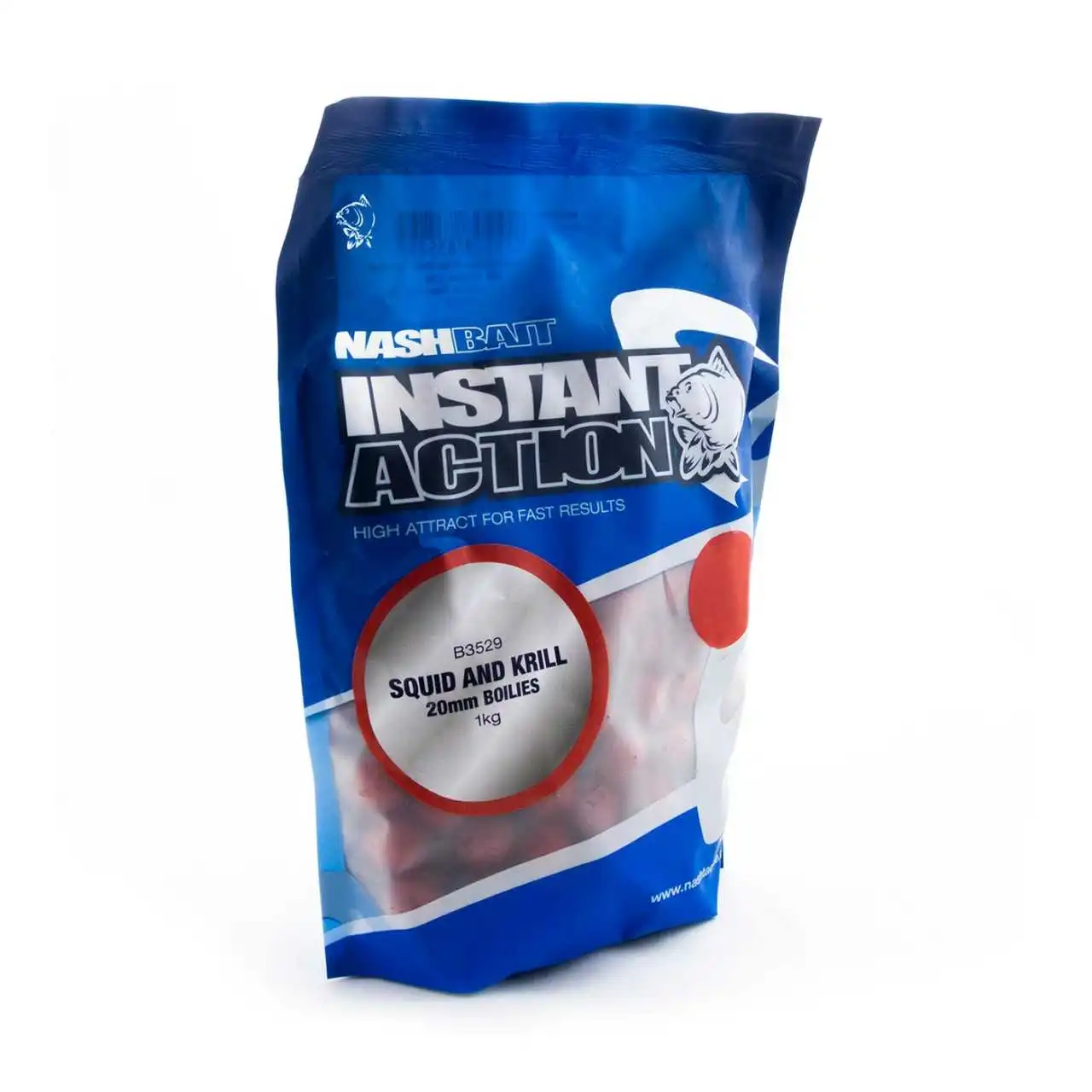 Nash Bait Squid & Krill Boilies 20mm 1kg