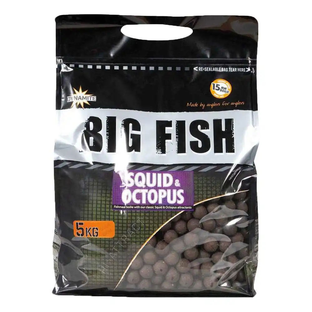 Dynamite Baits Big Fish Squid & Octopus Boilies 15mm 5kg