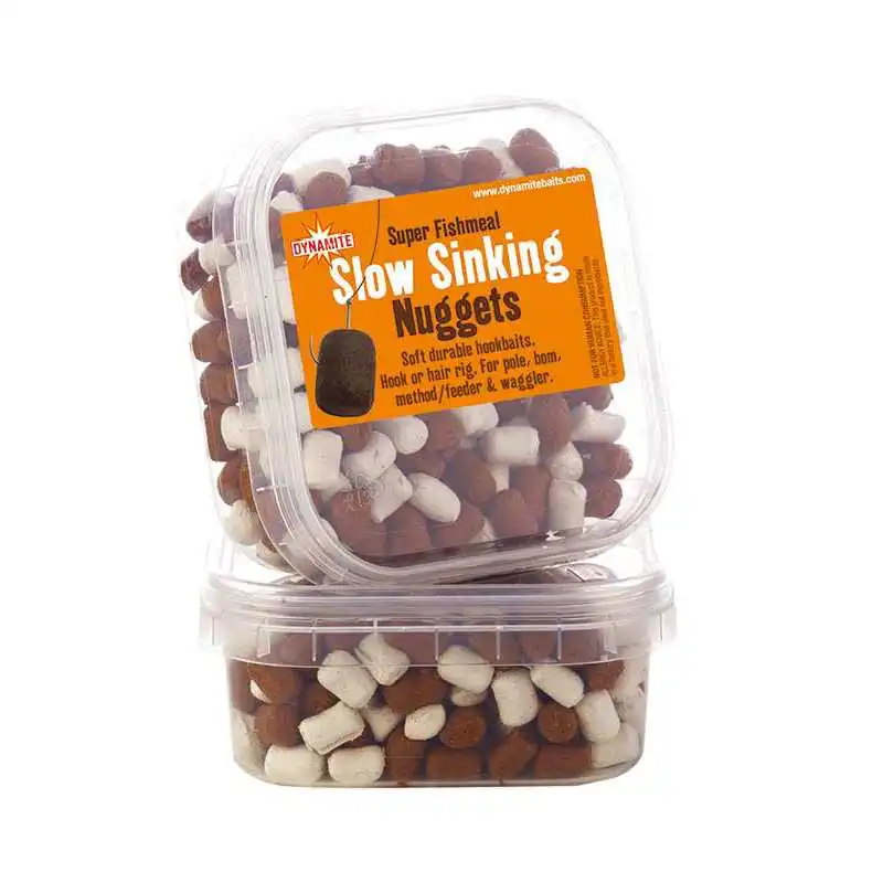 Dynamite Baits Super Fishmeal Nuggets Slow Sinking White & Brown