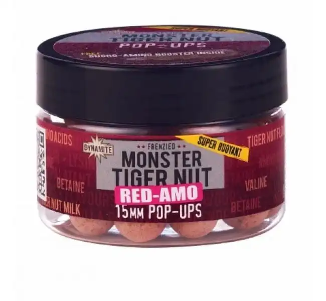 Dynamite Baits Monster Tiger Nut Red Amo Pop Up 15mm