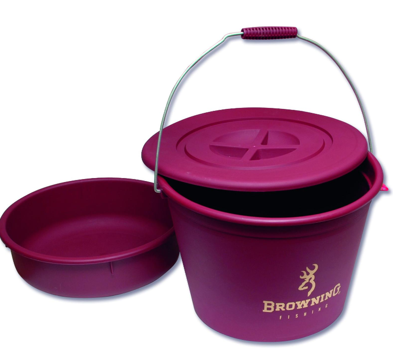 Browning Eimer Mit Deckel Und Futterwanne 25 Liter