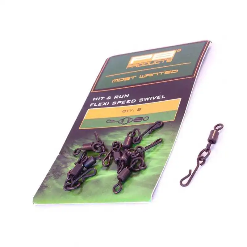 PB Products Hit & Run Flexi-Ring Speed Swivel 8 Stück