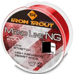Iron Trout Mono Line NG 0,24 Mm 5,12 Kg 250 Meter Dark Red