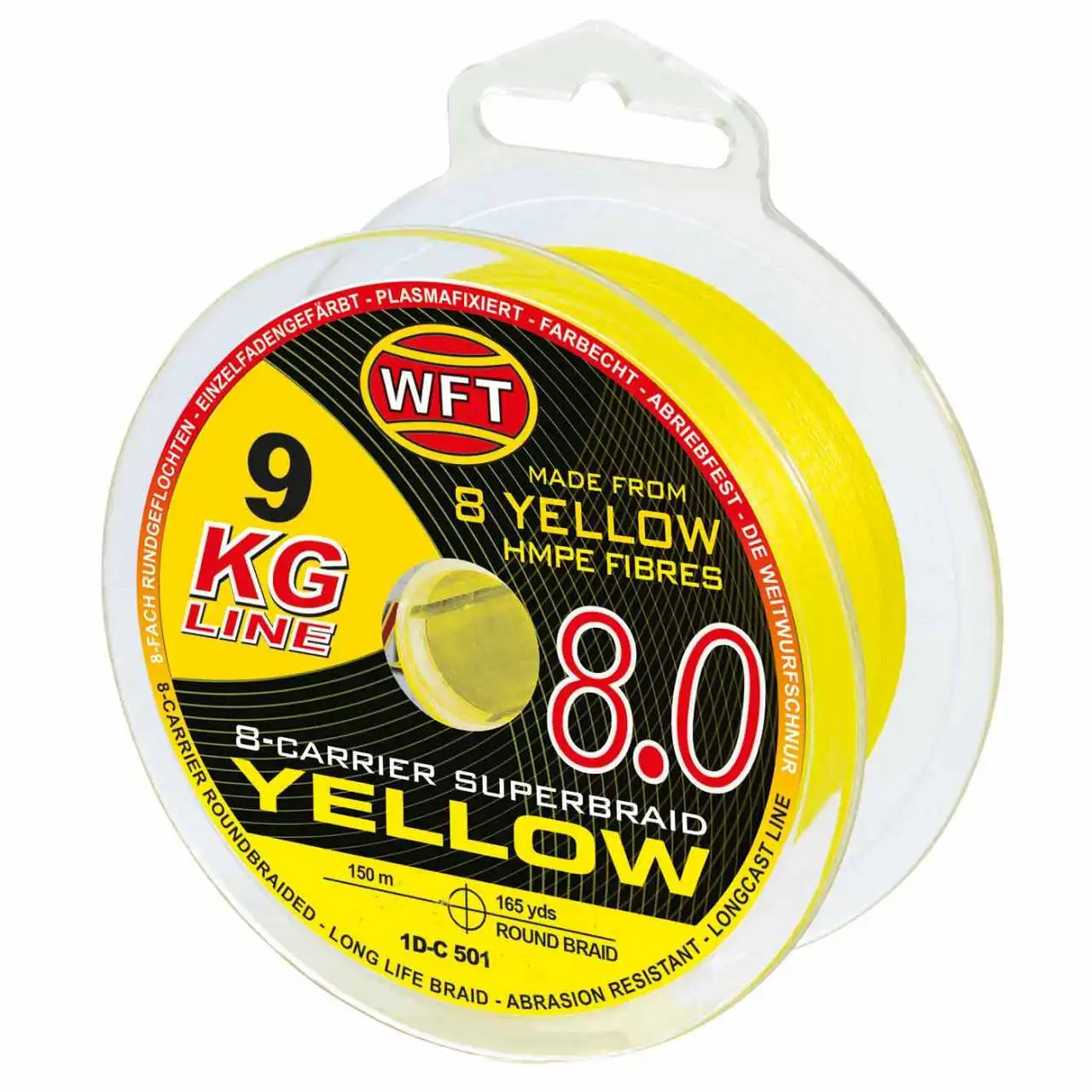 WFT KG 8.0 Yellow 150m 0,10mm 13kg
