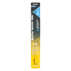 Nash Tube Blow Back Rig Hakengröße 4 Barbless 25 Lbs