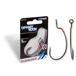 Quantum 4street Offset-Haken Dg Black Red Gr. 2/0 5 Stück