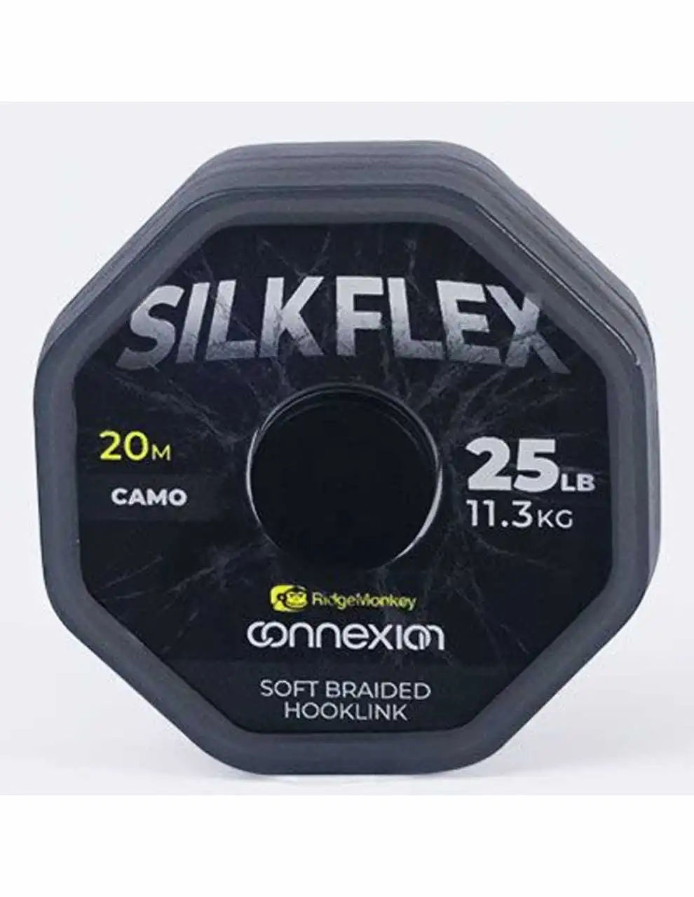 Ridge Monkey Connexion Silkflex Softbraid Hooklink 25 Lbs 20 Meter