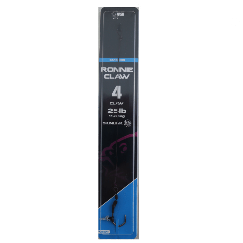 Nash Ronnie Claw Rig Hakengröße 4 Barbless