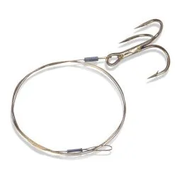 Sänger 1 X 7 Stahlvorfach Mit Drilling Größe 2 12 Kg 50 Cm