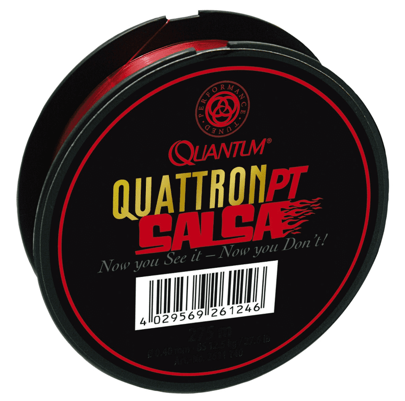 Quantum Quattron Salsa 0,35 Mm 10,50 Kg 275 Meter Transparent Rot