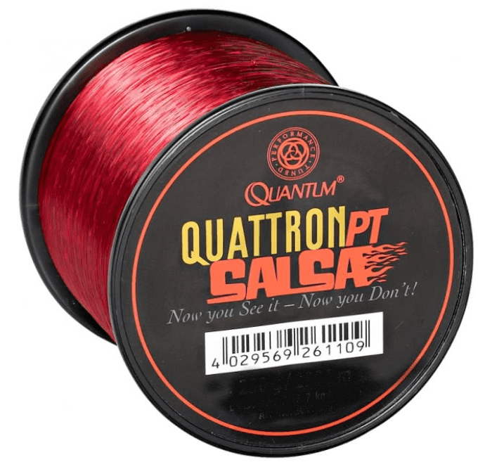 Quantum Quattron Salsa 0,25 Mm 5,70 Kg 3000 Meter Transparent Rot