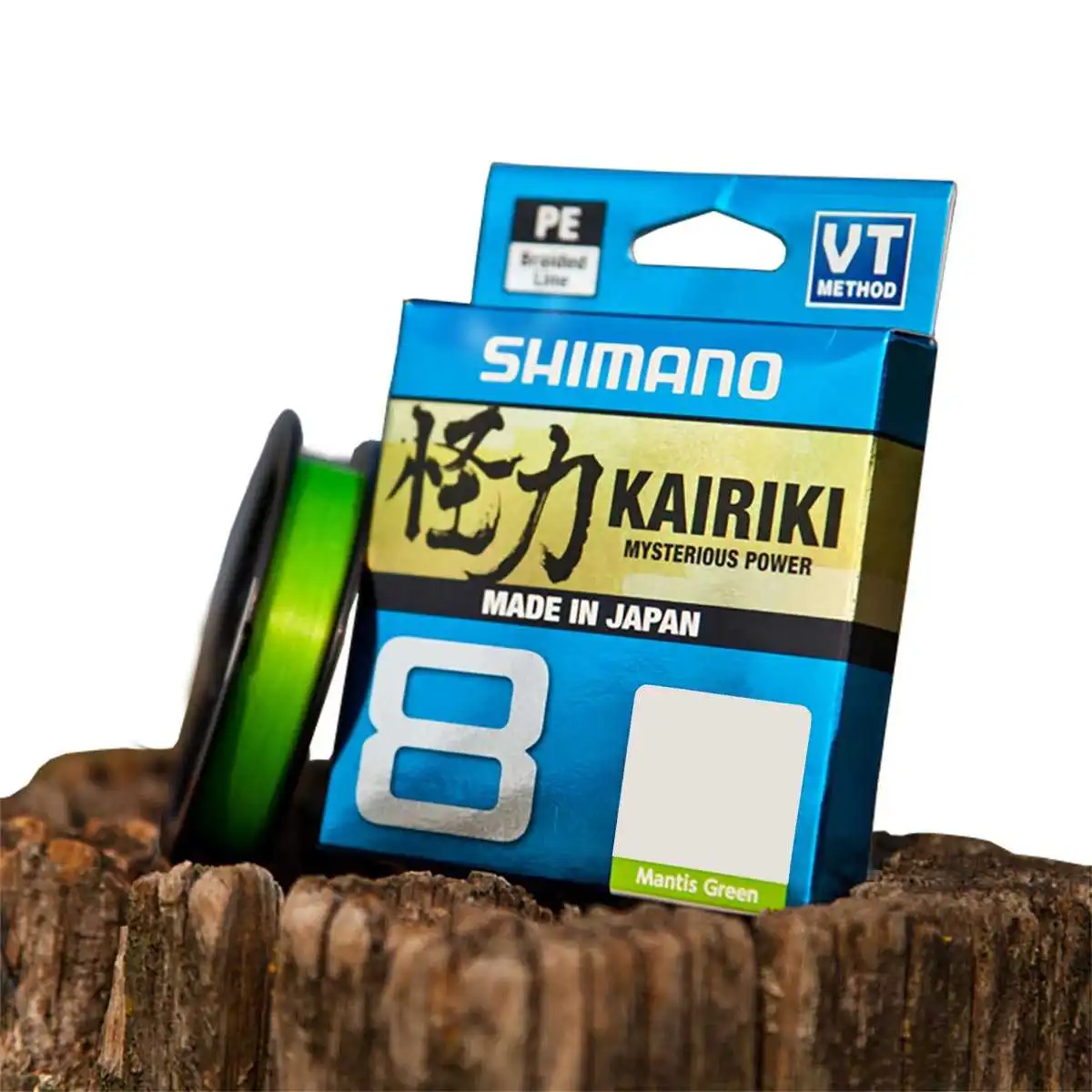 Shimano Kairiki 8-Braid Green 0,19mm 300m