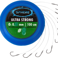 Browning Sphere Ultra Strong Vorfachhaken Größe 8 0,16 Mm 2,6 Kg 100 Cm 8 Stück