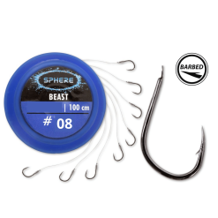 Browning Sphere Beast Haken Größe 8 0,20 Mm 3,8 Kg 100 Cm 8 Stück