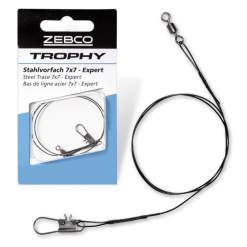 Zebco Trophy Stahlvorfach 7x7 - Expert 30 Cm 12 Kg