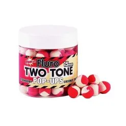 Dynamite Baits Two Tone Pop Ups Strawberry & Coconut Cream 15mm 1 Dose