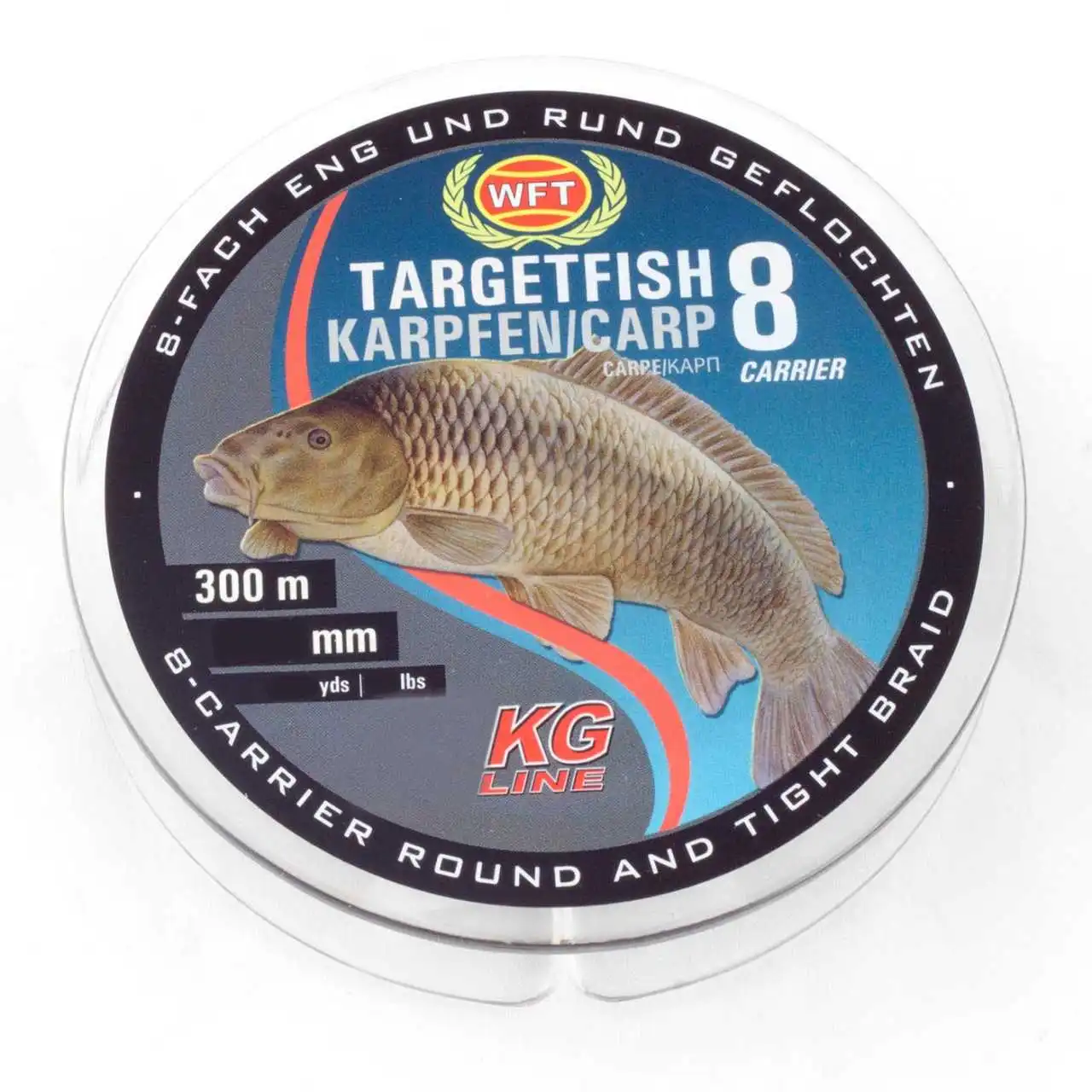 WFT Target Fish 8 TF8 Karpfen 0,18 Mm 13 Kg 300 M Schwarz